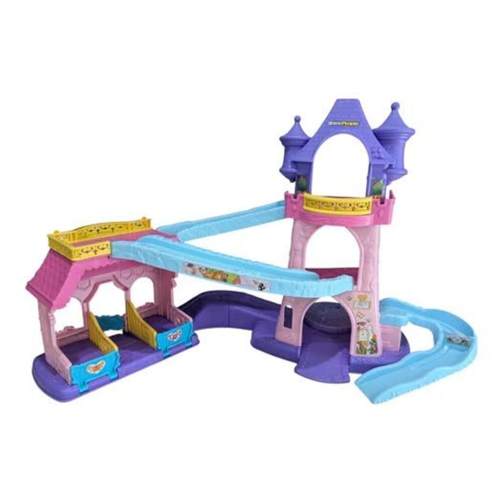 Fisher Price Little People Klip Klop Castle Disney princess horse ramp